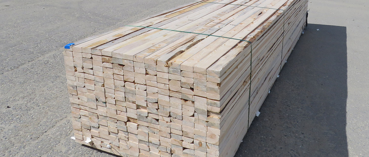 stack of economy grade lumber